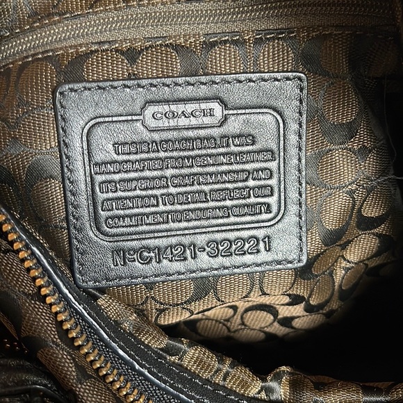 Coach Madison Leather Carlyle Shoulder Bag - Picture 10 of 16